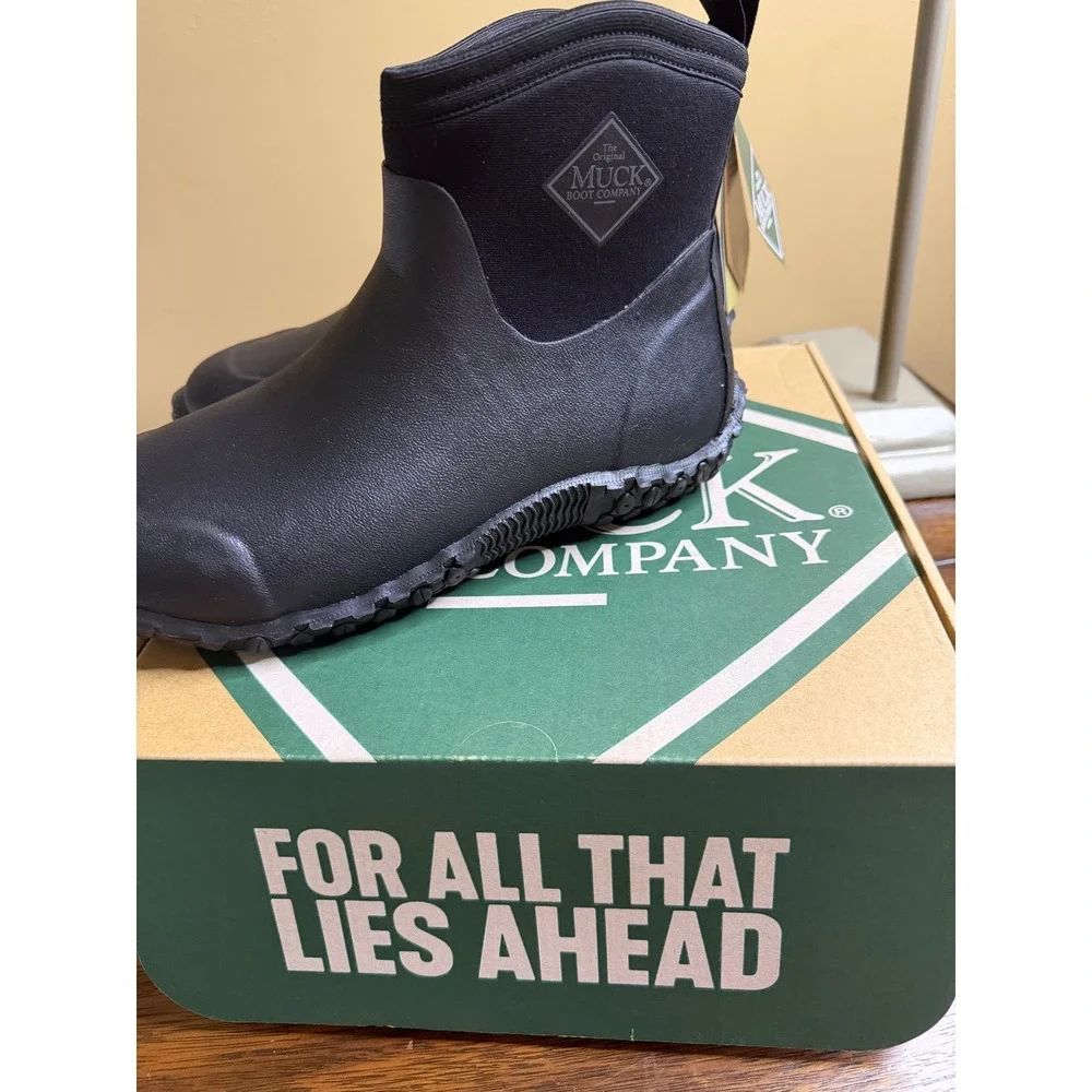 Muck Boot Company Muckster II Mens Waterproof Rubber Garden Boots Black sz8